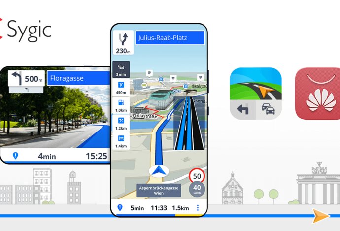 Photo Slovenský Sygic ako TOP navigačná aplikácia v novom Huawei AppStore