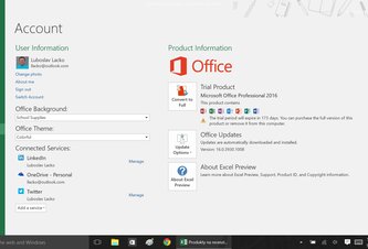 Photo Microsoft Office 2016