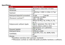 Photo ČR: Stylový flash disk Transcend JetDrive Go 500 pre iPhone a iPad