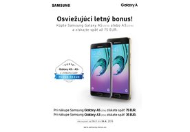 Photo Smartfóny Samsung série Galaxy A (2016) sú v rámci letnej akcie dostupnejšie