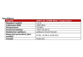 Photo ČR: Pamäte TRANSCEND pre extrémne podmienky