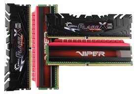 Photo Test rýchlych pamätí DDR4: G.Skill Flare X a Patriot Viper 4