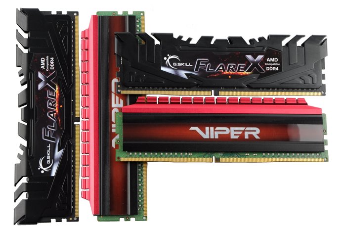 Photo Test rýchlych pamätí DDR4: G.Skill Flare X a Patriot Viper 4