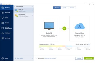 Photo ČR: Aplikácia Acronis True Image 2018 poskytuje používateľom domácich používateľov ochranu údajov z umelej inteligencie