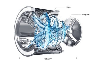 Photo Samsung vďaka prelomovej technológii Quick Drive skracuje dobu prania na polovicu