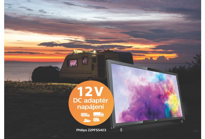 Photo CZ: Full HD televízor Philips s 12V napájaním je vhodný na cesty