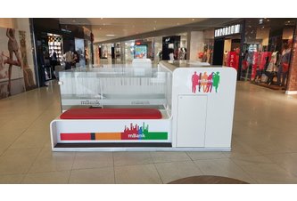 Photo Internetová banka mBank otvára nový kiosk v Bory Mall 