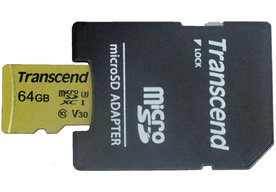 Photo Transcend TS64GUSD500S (64 GB): Pamäťovka zo strednej triedy