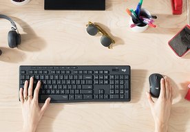 Photo Logitech MK295 Silent - veľmi tichá bezdrôtová klávesnica a myš