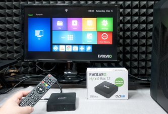 Photo Evolveo Hybrid Box T2 – externý televízny tuner s Androidom