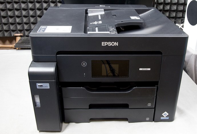 Photo Čiernobiela A3 tlačiareň Epson EcoTank M15140 s dopĺňaním atramentu