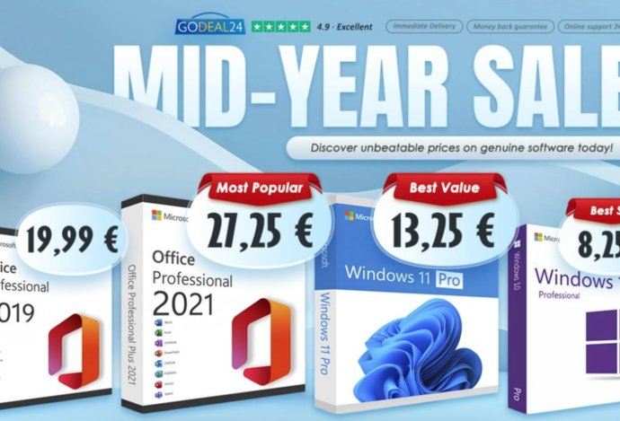 Photo Zvýšte svoju produktivitu s doživotnou licenciou na Microsoft Office 2021 už od 17 € a Windows 11 Pro len od 10 € na Godeal24