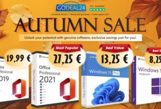 Photo Najvýhodnejšia ponuka: Doživotný balík Microsoft Office 2021 a Windows 11/10 v jesennom výpredaji na Godeal24 už od 8 €!