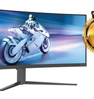 Photo Philips EVNIA 34M2C6500 / Zakrivený herný monitor s QD OLED panelom a efektmi Ambiglow